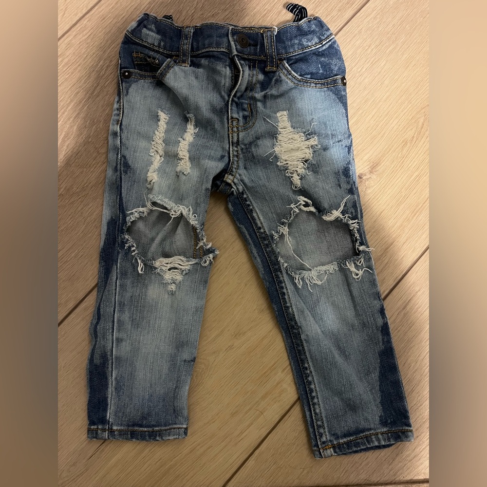 One of a Kind Kids Distressed Denim Jeans
